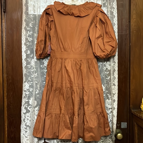 Ivy City Co Ginger Ruffle Midi Dress - Picture 6 of 8